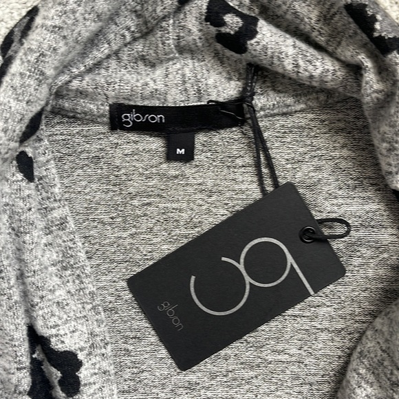 Gibson Look Open Front Fleece Cardigan - Picture 5 of 8